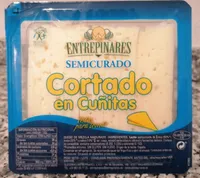 Queso semicurado (cortado en cuitas)