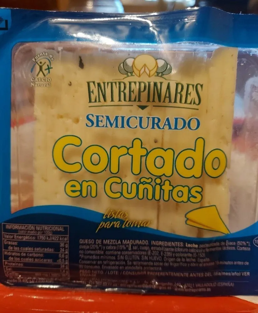 Cortado en cuñitas