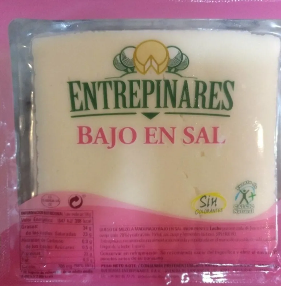 Queso bajo en sal