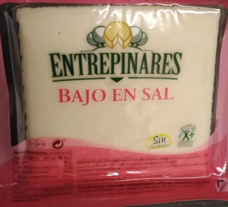 Queso bajo en sal