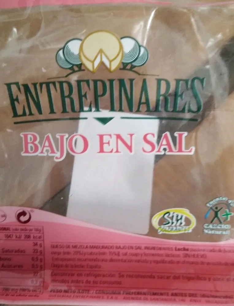 Queso bajo en sal
