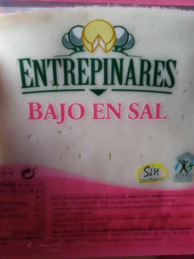 Queso bajo en sal