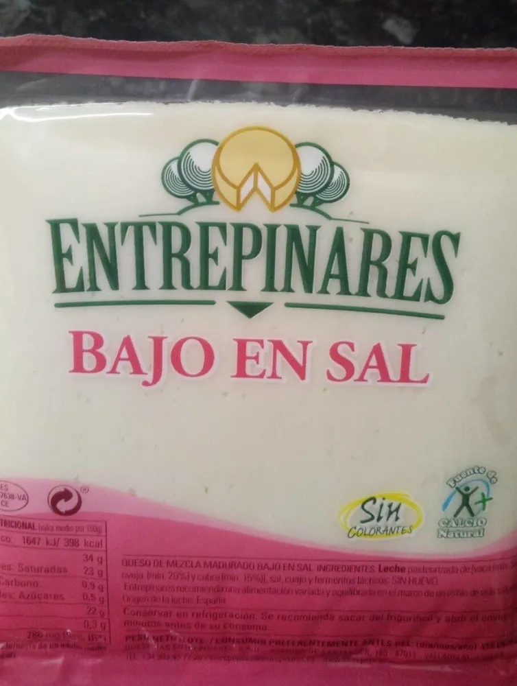 Queso bajo en sal