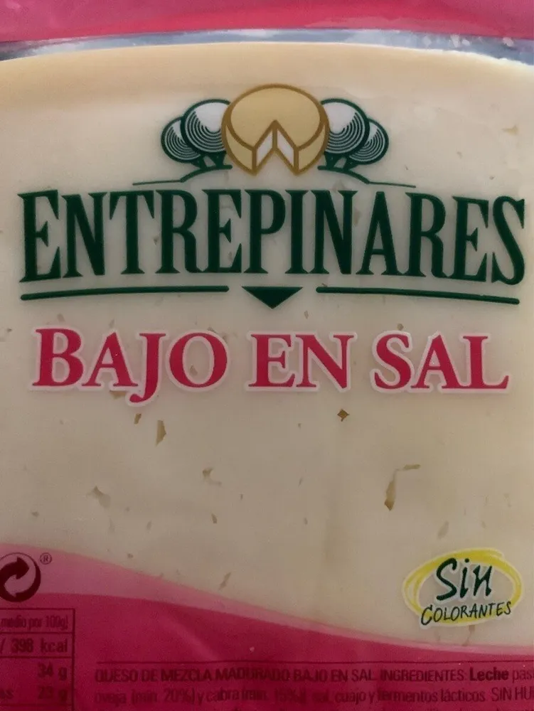 ENTREPINARES Bajo en sal