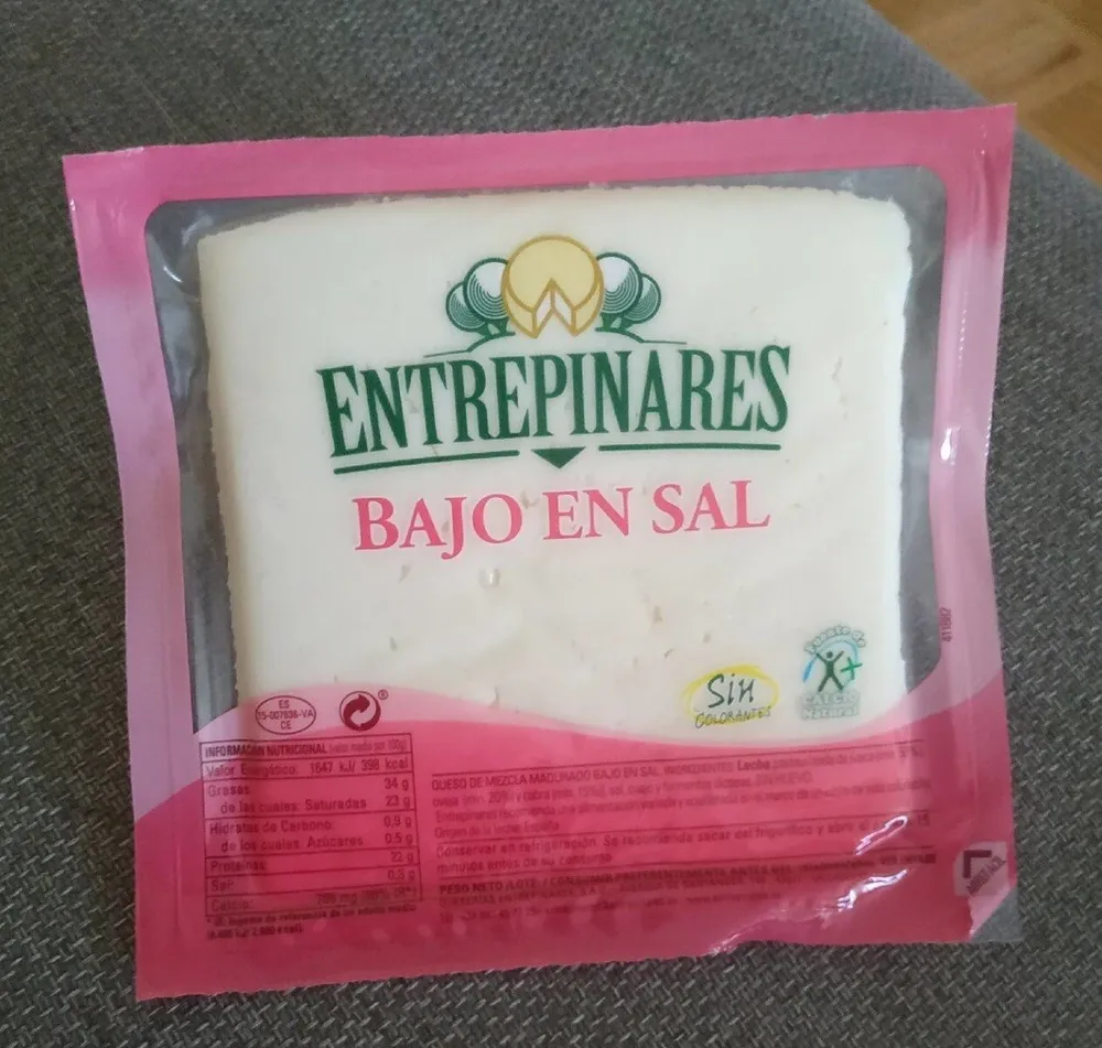 Queso Bajo en Sal