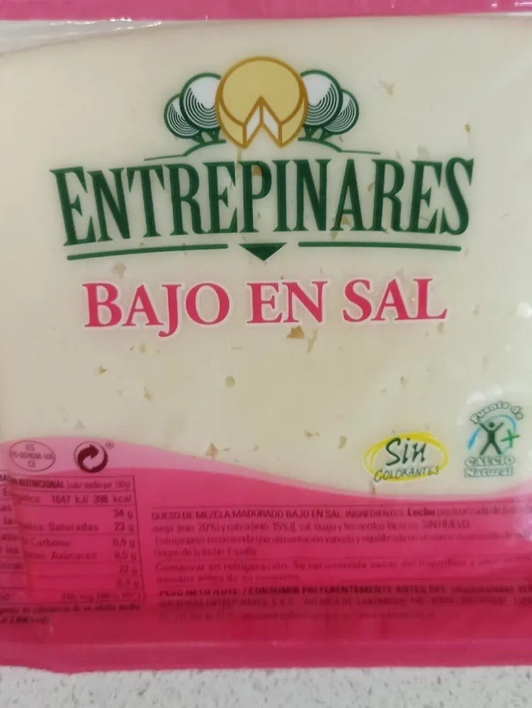 Queso Bajo en Sal