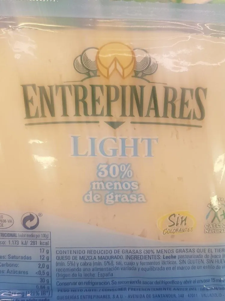 Queso Entrepinares LIGHT