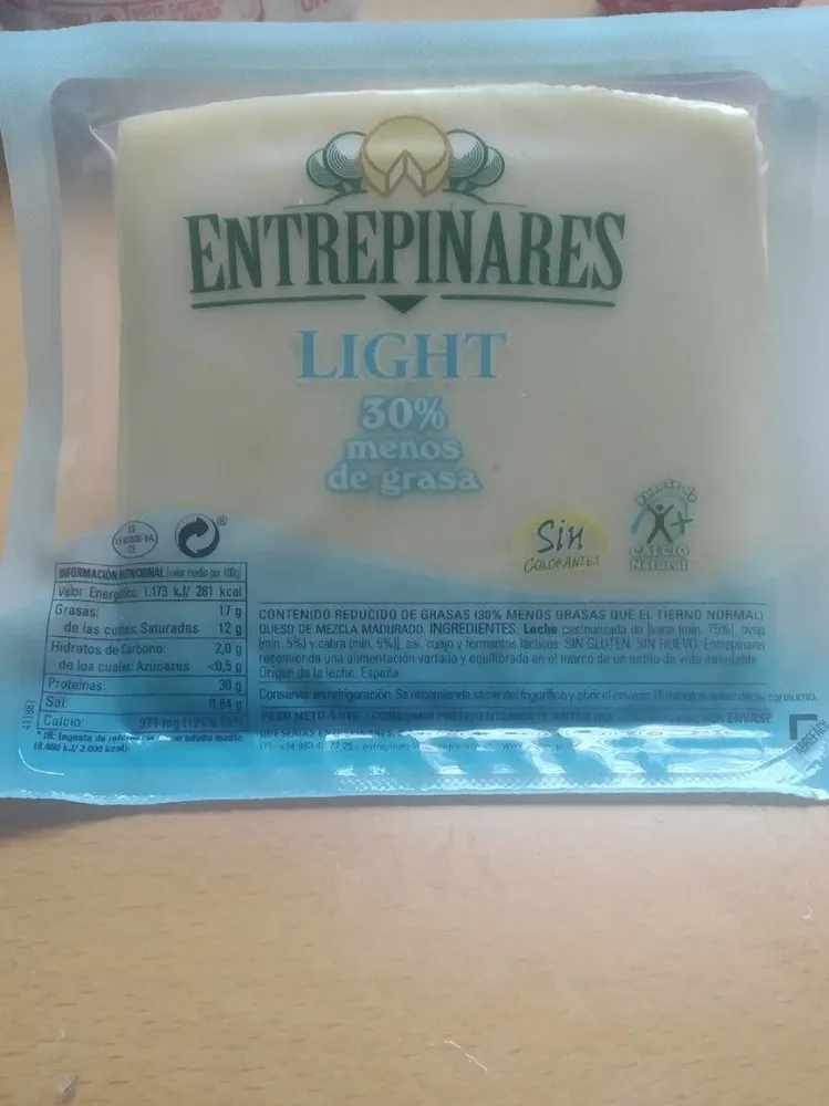 Queso entrepinares light