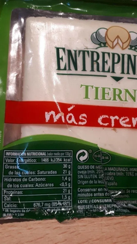 Queso mezcla tierno