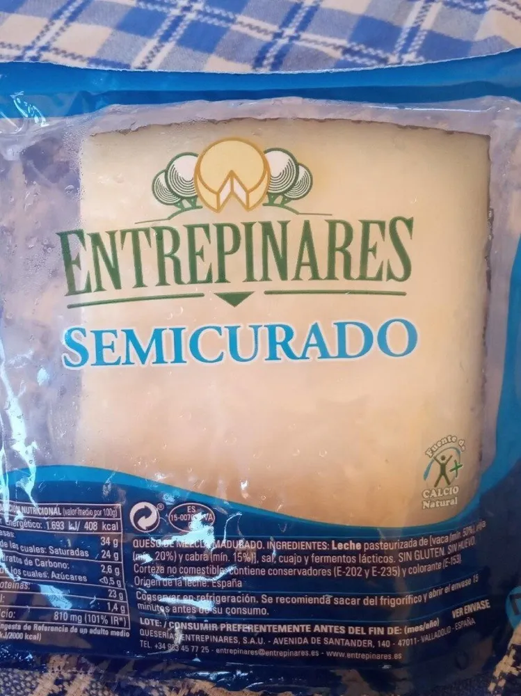 Queso semicurado (entrepinares)