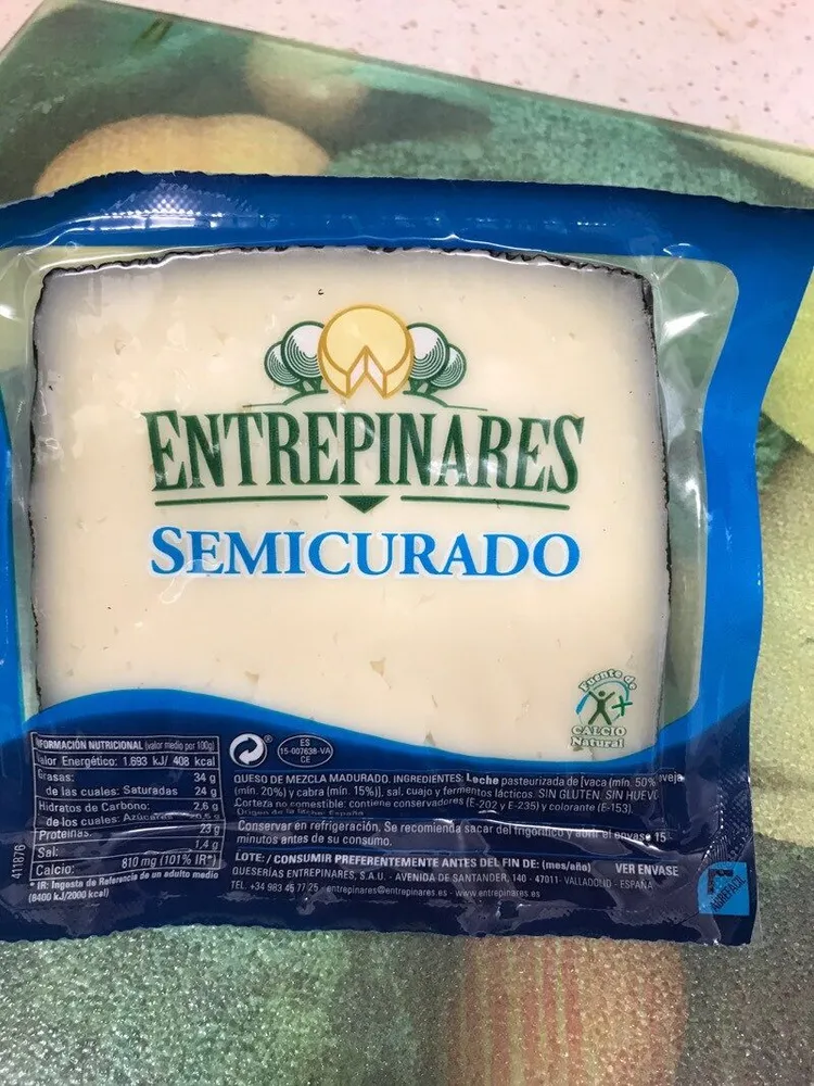 Queso semicurado entrepinares