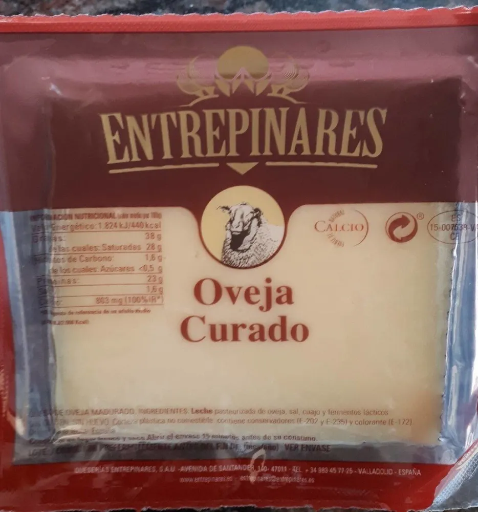 Queso oveja curado