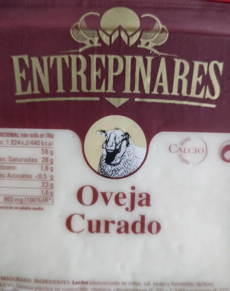 Queso oveja curado