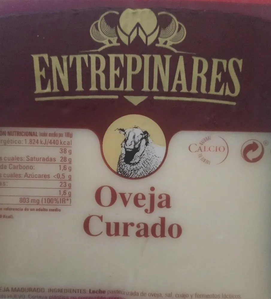 Queso oveja curado