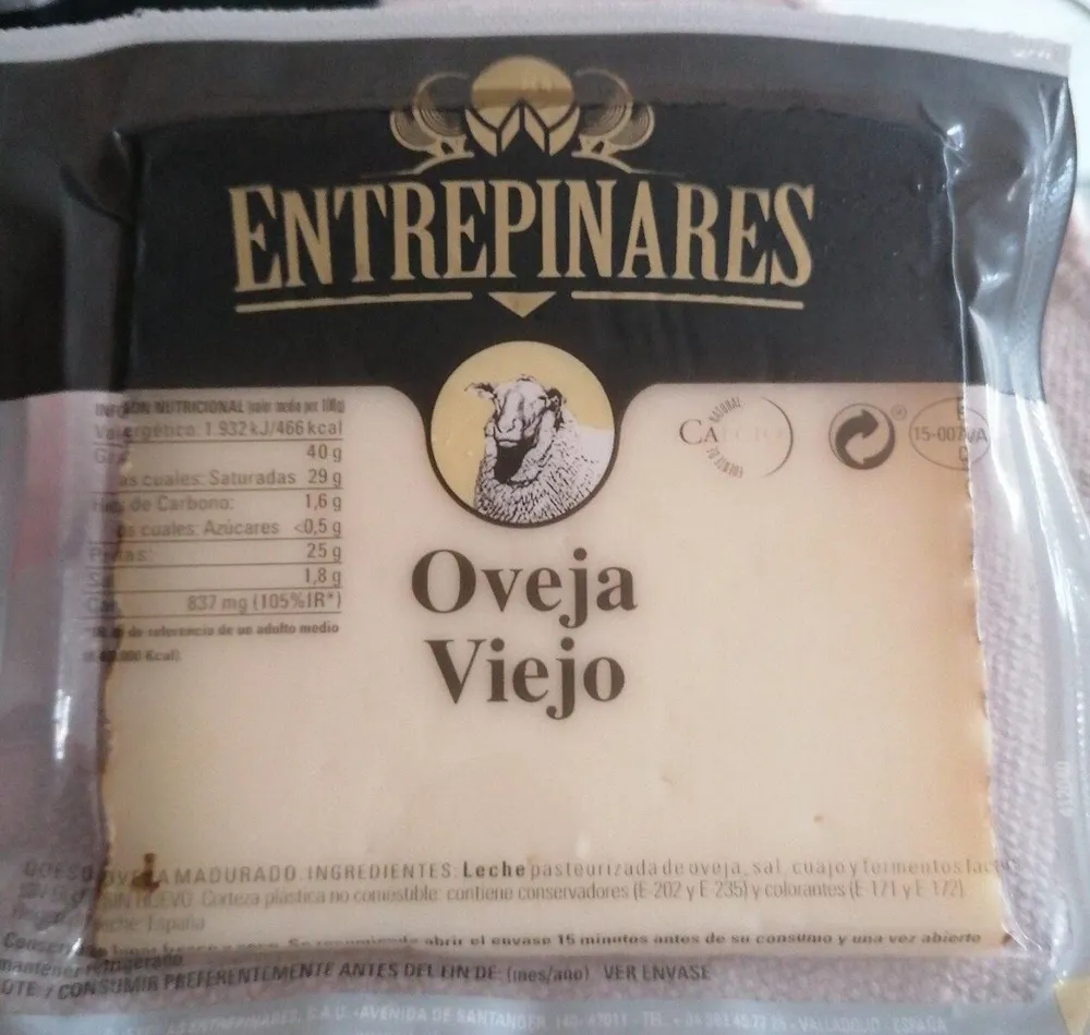 Queso de oveja viejo