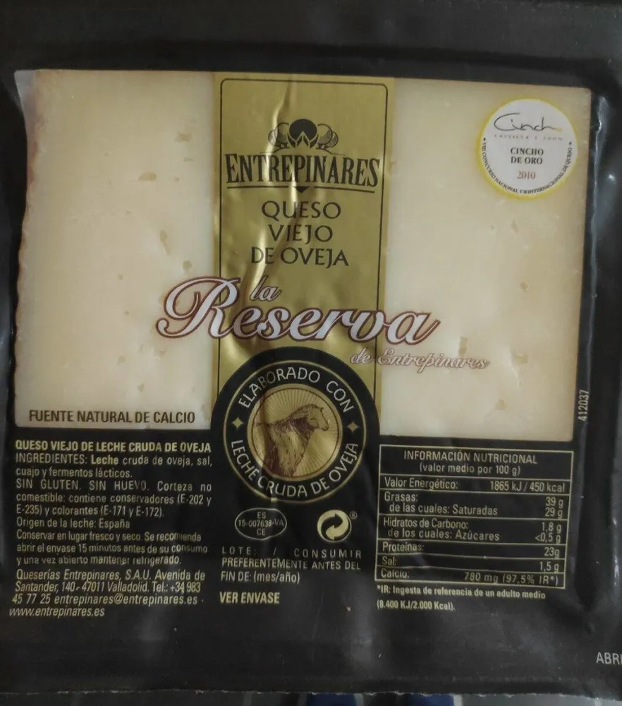 Queso viejo de oveja reserva