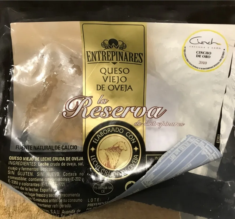 Queso de oveja viejo La reserva