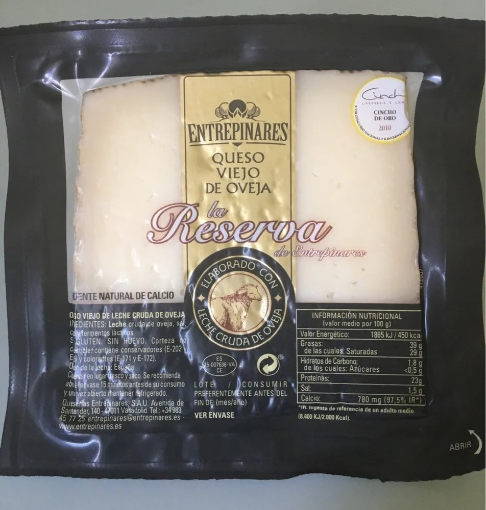 Queso viejo de oveja La Reserva