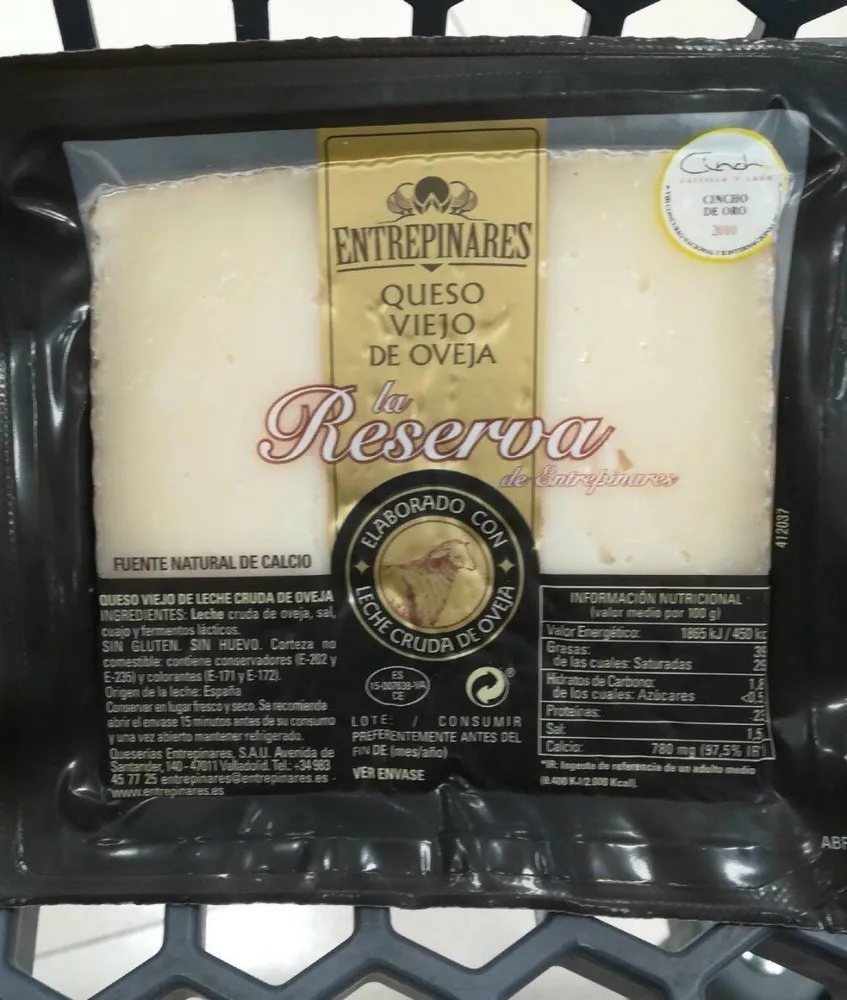 Queso viejo de oveja reserva