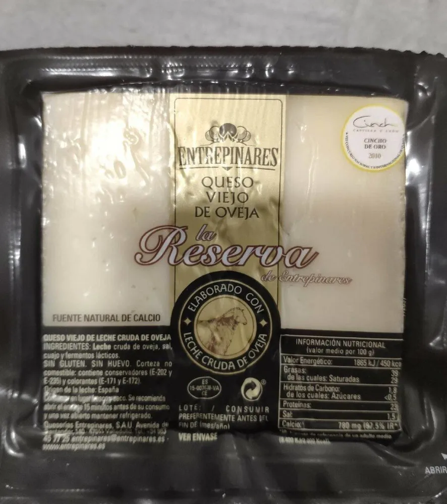 Queso viejo de oveja reserva