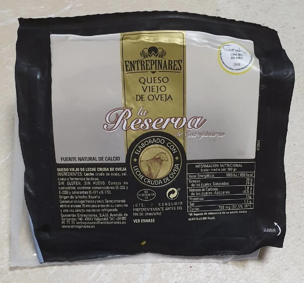 Queso de oveja Reserva