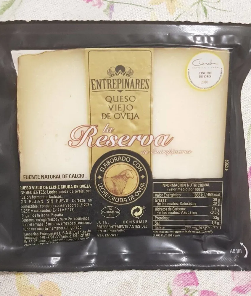 Queso Viejo de Oveja la Reserva