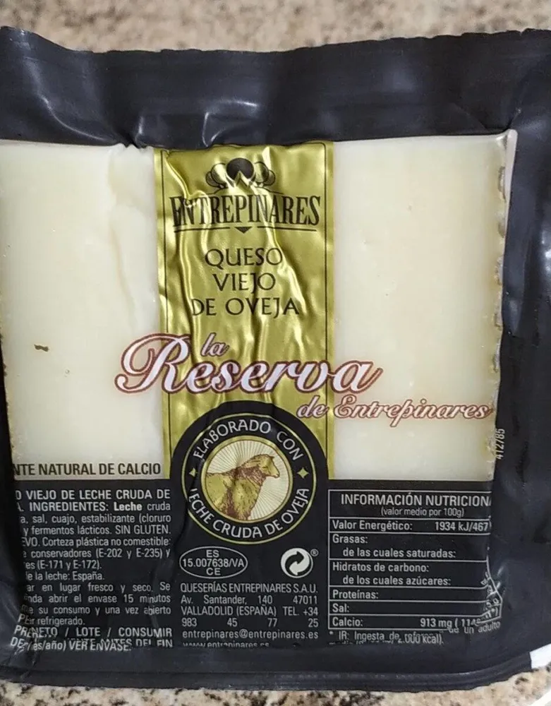 Queso viejo de oveja La Reserva
