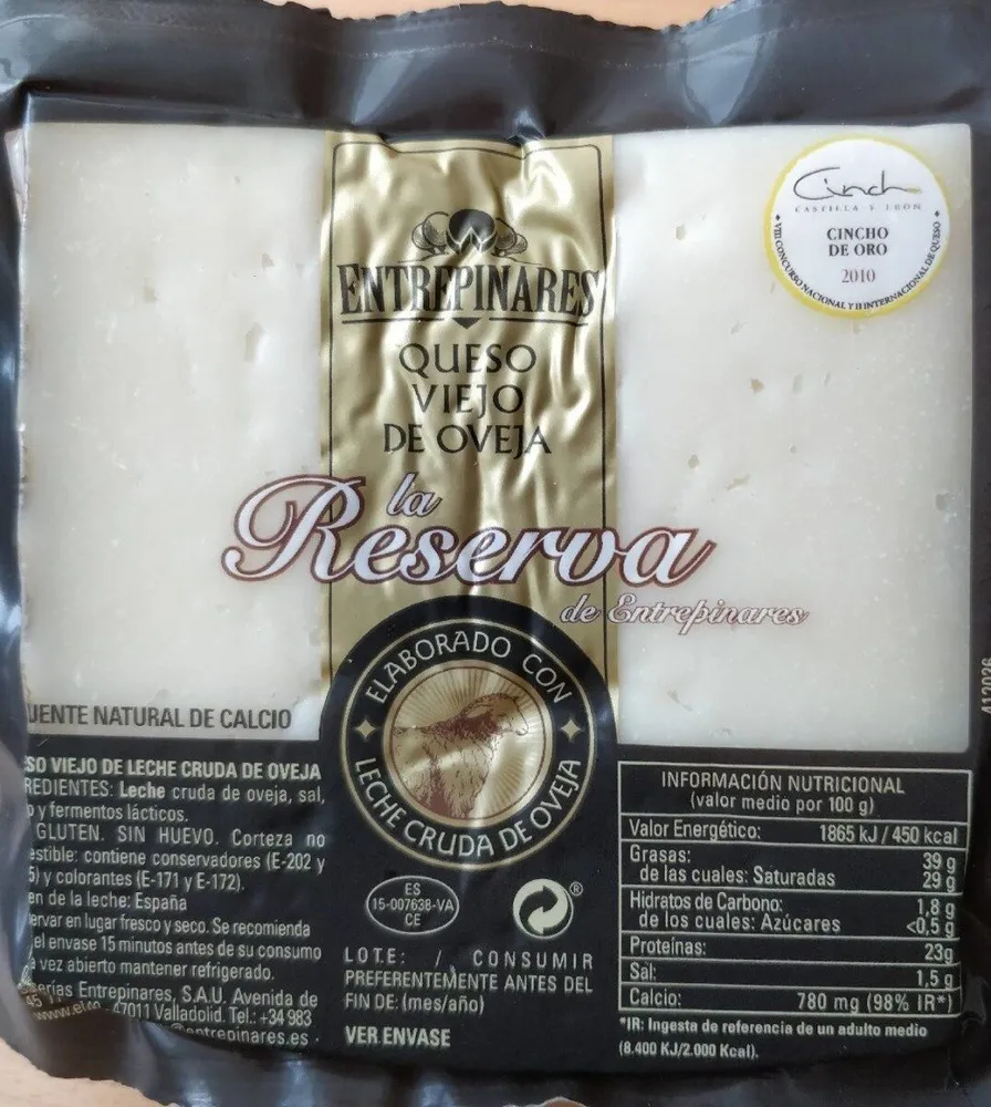 Queso viejo de oveja La Reserva