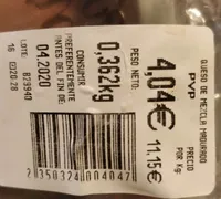 Queso Gran Reserva. Selección especial