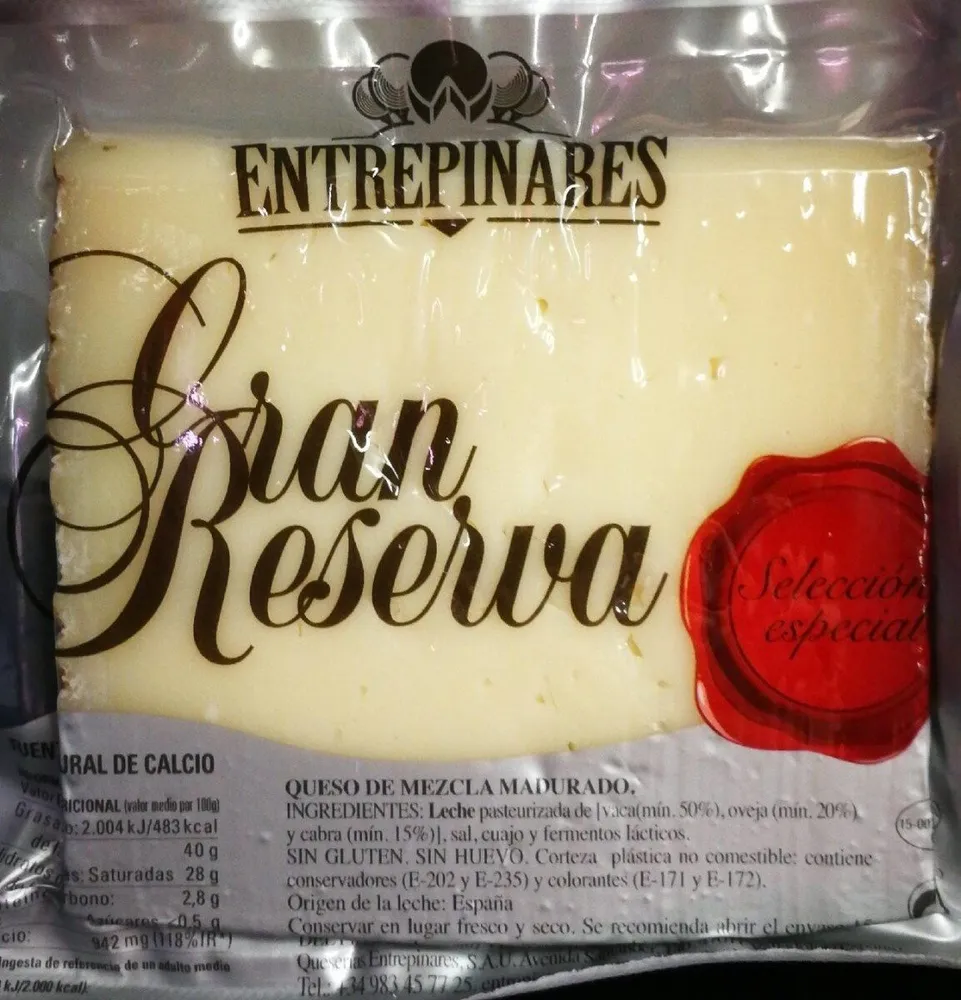 Queso de mezcla Gran Reserva