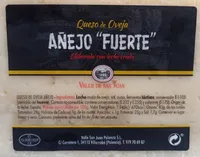 Queso oveja añejo fuerte