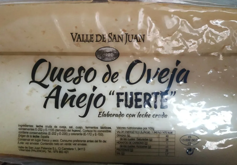 Queso de oveja añejo "fuerte"