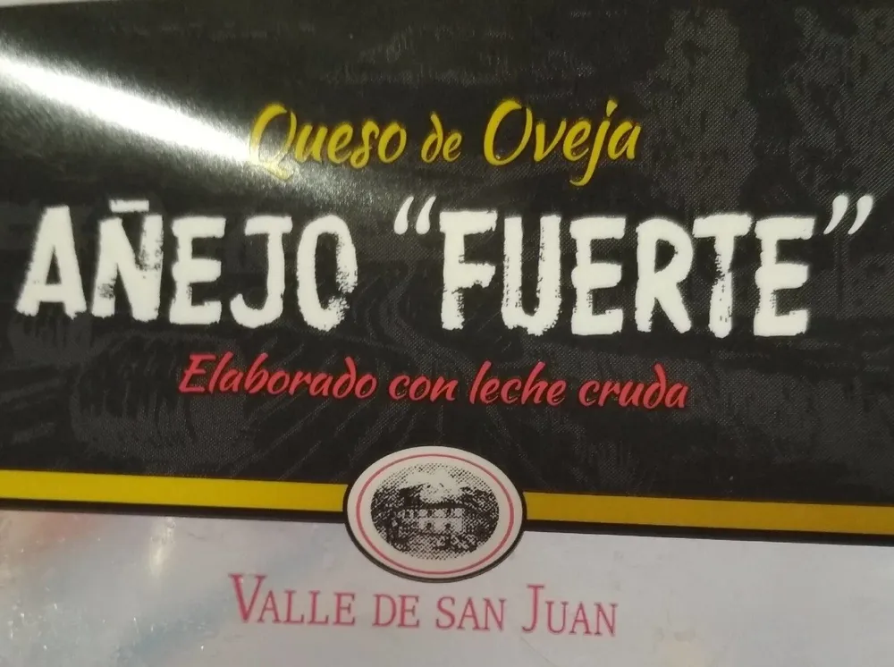 Queso de oveja añejo "fuerte"