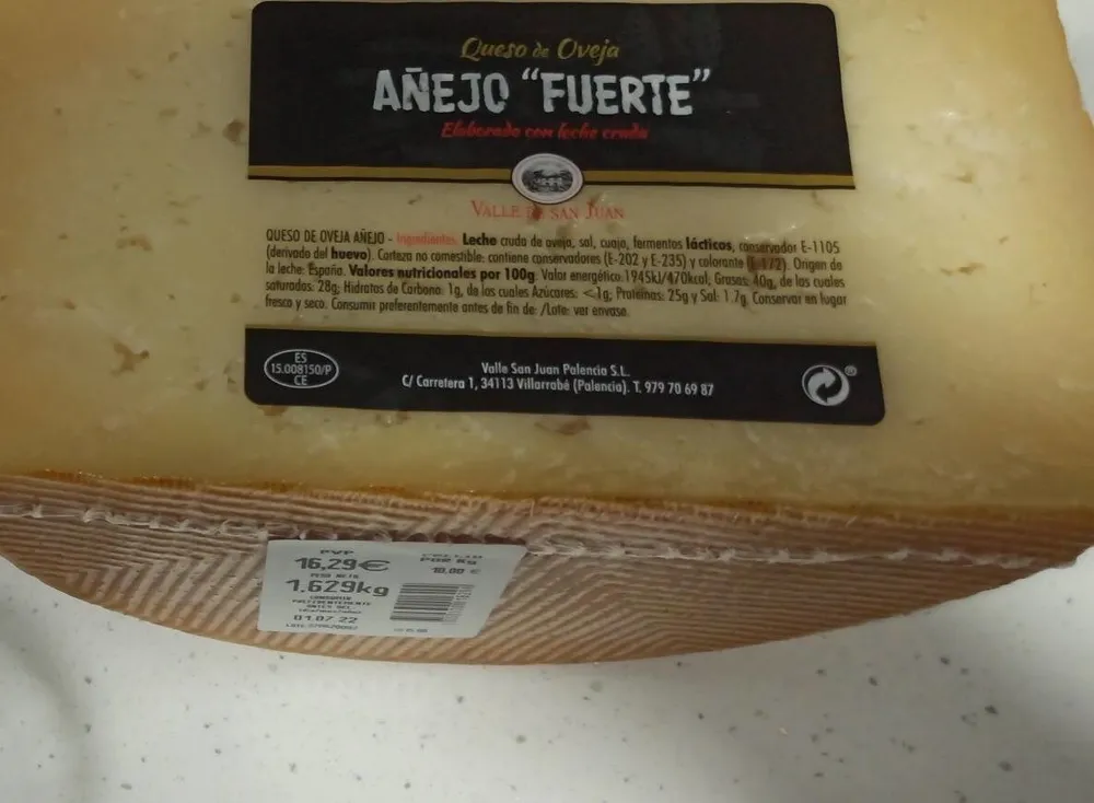 Queso añejo fuerte