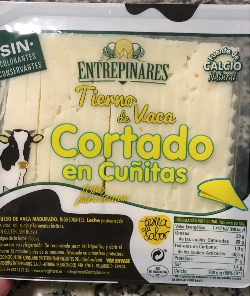 Queso tierno de vaca