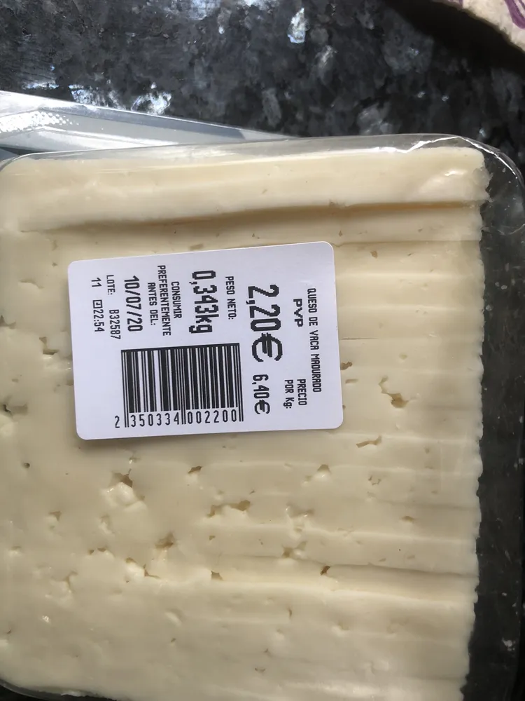 Tierno de Vaca cortado en cuñitas