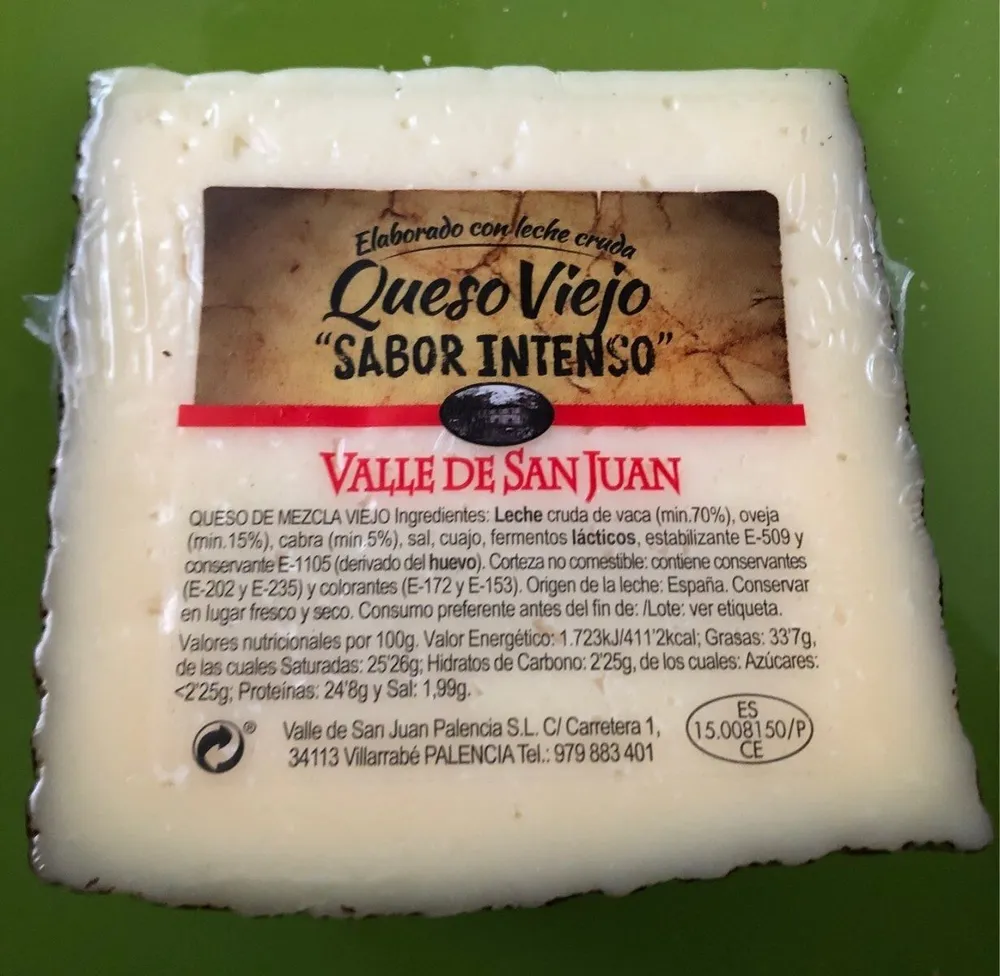 Queso viejo sabor intenso