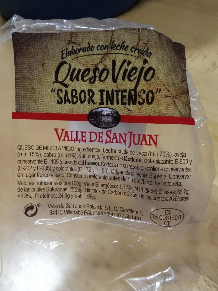 Queso Viejo sabor intenso