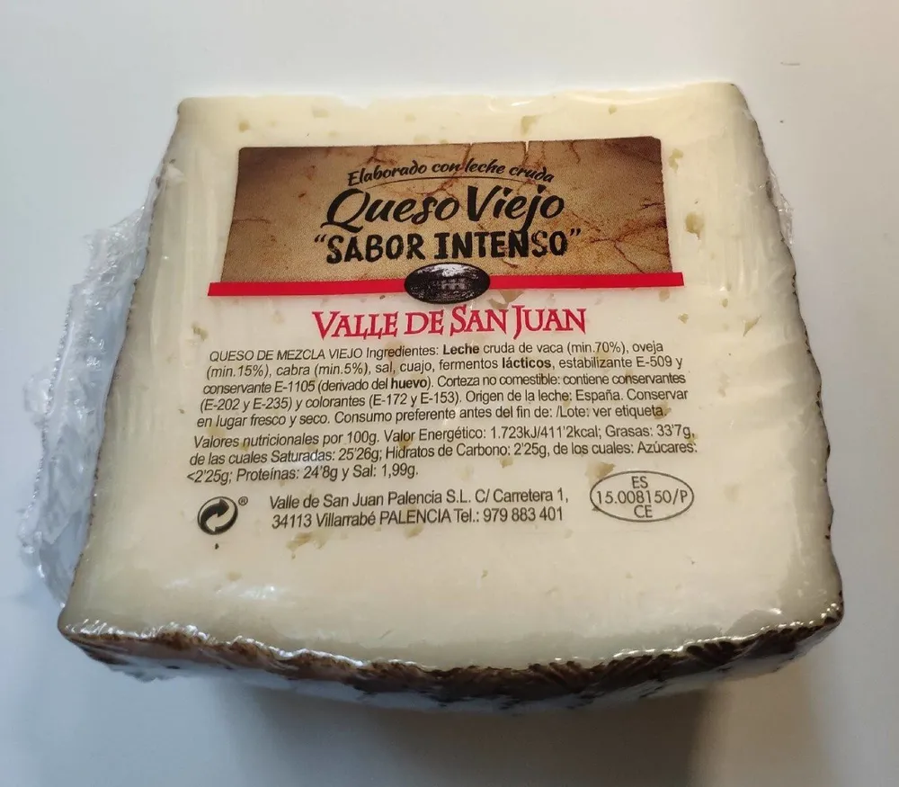 Queso viejo "sabor intenso"