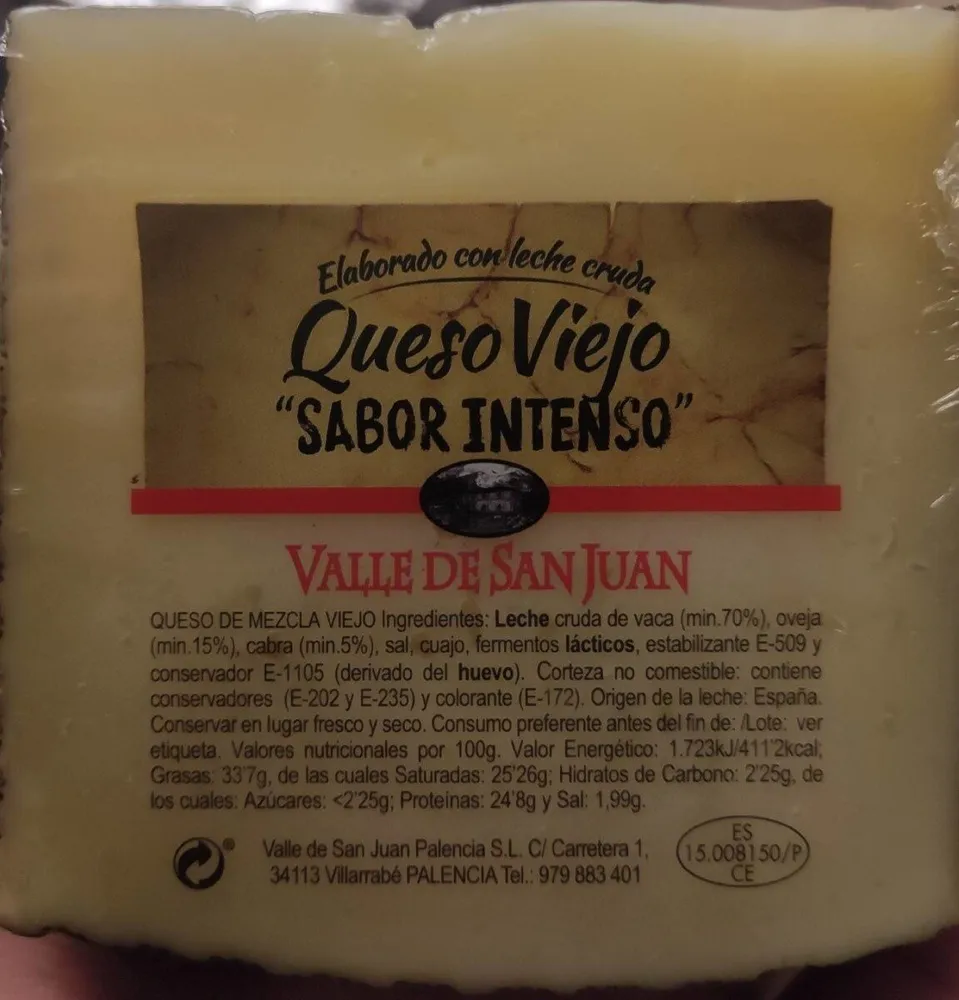 Queso viejo sabor intenso