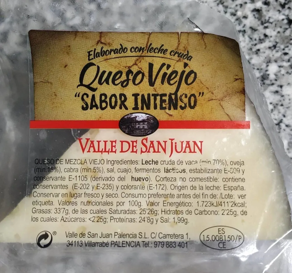 Queso Viejo sabor intenso