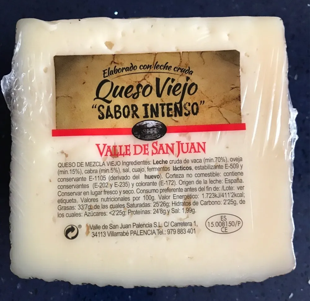 Queso viejo sabor intenso