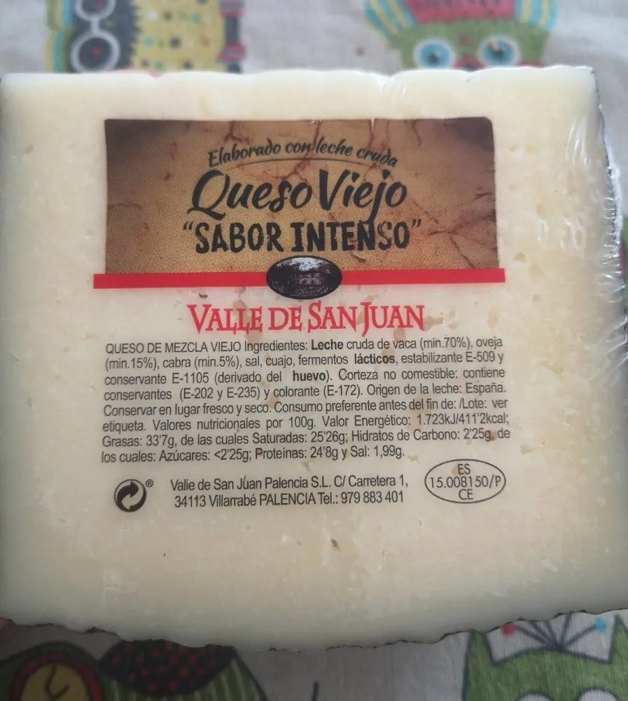 Queso viejo "sabor intenso"