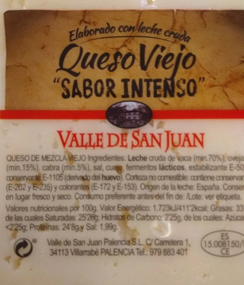 Queso Viejo sabor intenso