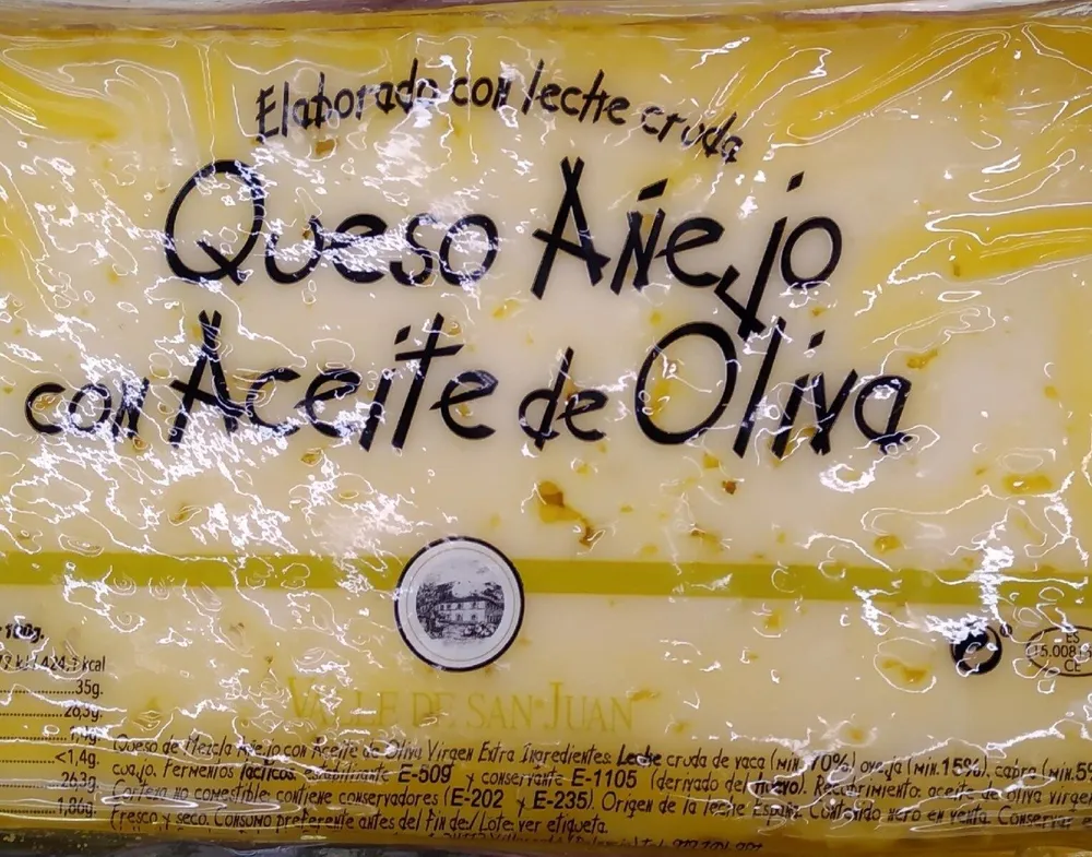 Queso añejo con aceite de Oliva