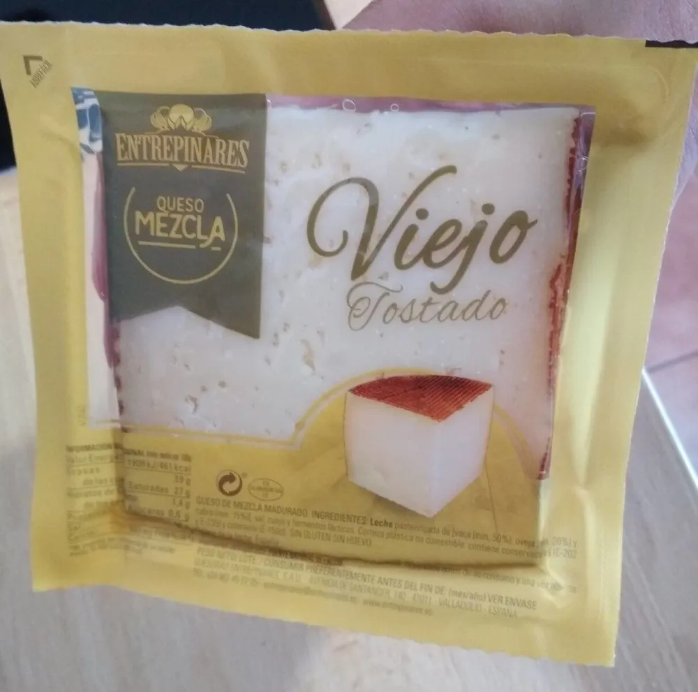 Queso viejo tostado