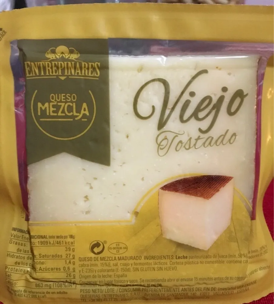 Queso viejo tostado