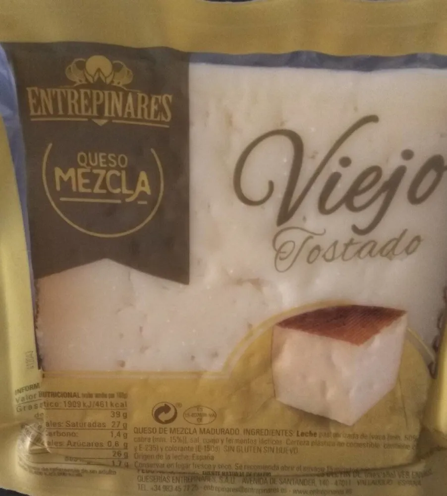 Queso viejo tostado Entrepinares