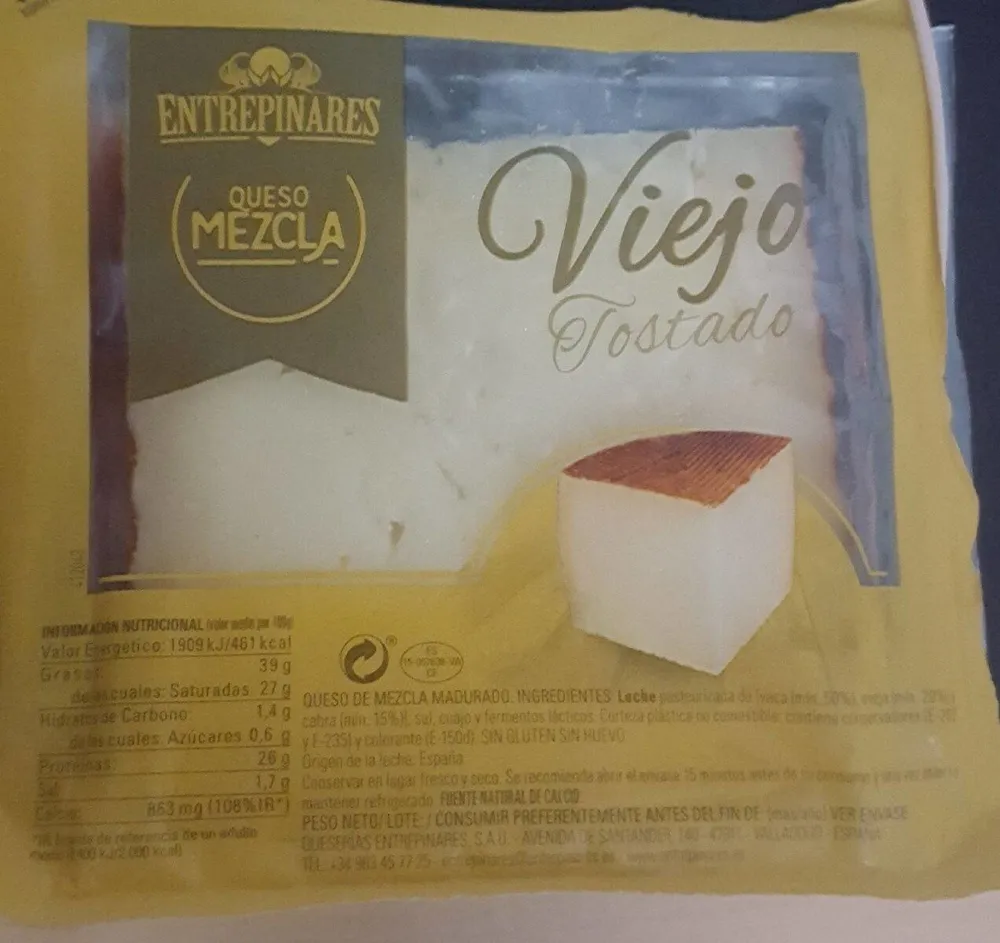Queso viejo tostado
