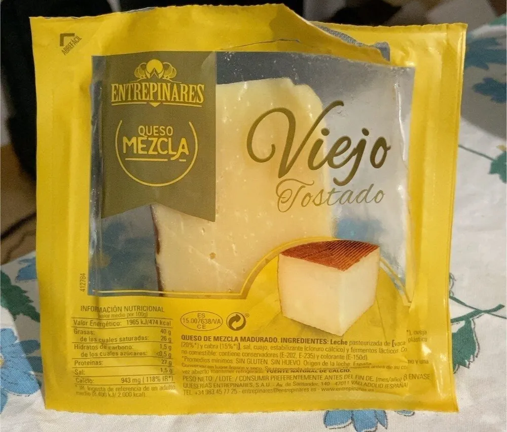 Queso mezccla viejo tostado